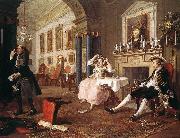 HOGARTH, William Marriage a la Mode  4 oil